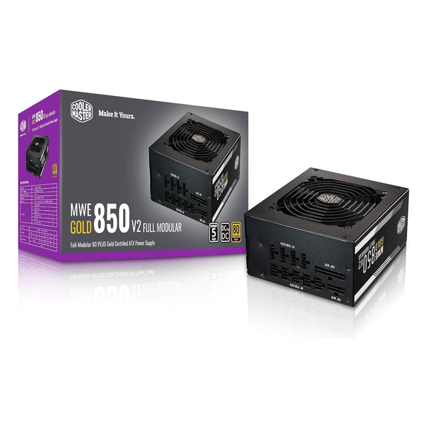 Cooler Master MWE Gold 850 V2 Full Modular Power Supply — front view