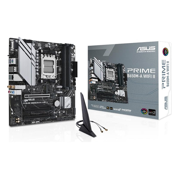 ASUS PRIME B650M-A WIFI II Motherboard — front view