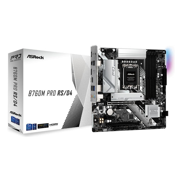ASRock B760M PRO RS/D4 Motherboard — front view