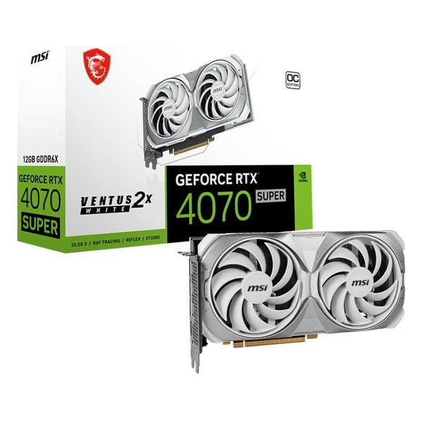 MSI GeForce RTX 4070 SUPER VENTUS 2X OC 12G Graphics Card — front view