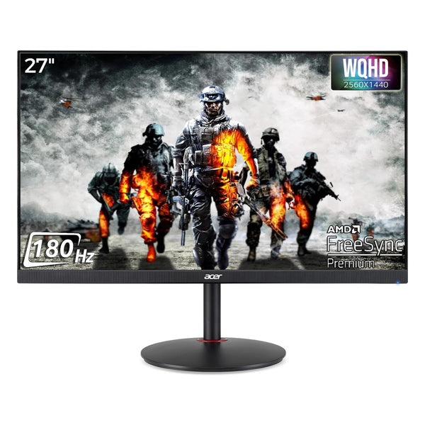 Acer Nitro XV272U 27in QHD 180Hz — front view