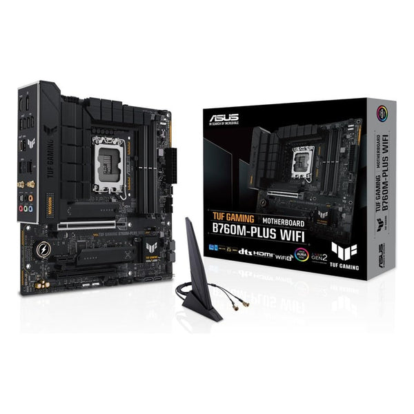 ASUS TUF GAMING B760M-PLUS WIFI Motherboard — front view