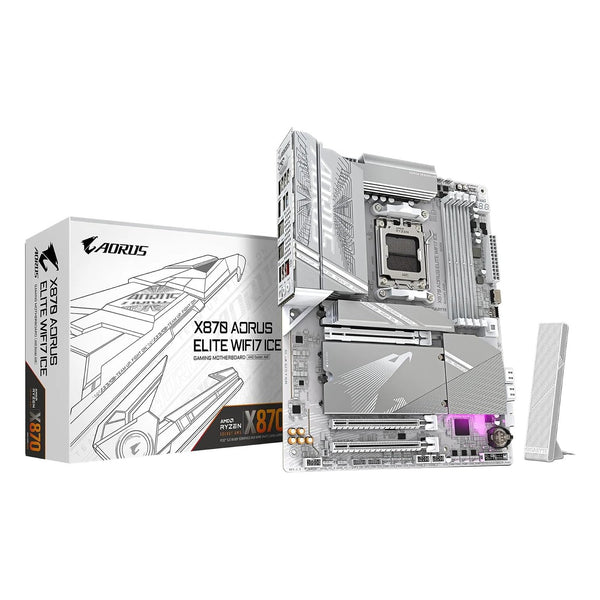 Gigabyte X870 AORUS ELITE WIFI7 Motherboard — front view
