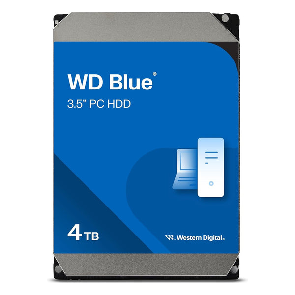 WD Blue 4TB 5400RPM — front view