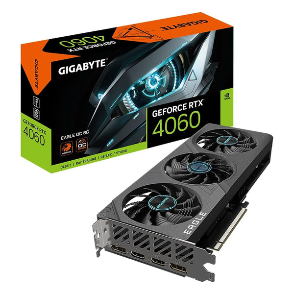 Gigabyte GeForce RTX 4060 EAGLE OC 8G Graphics Card — front view