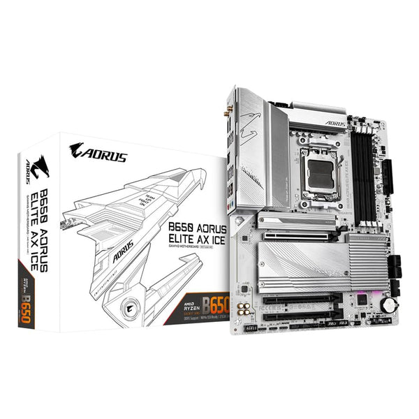 Gigabyte B650 AORUS ELITE AX Motherboard — front view