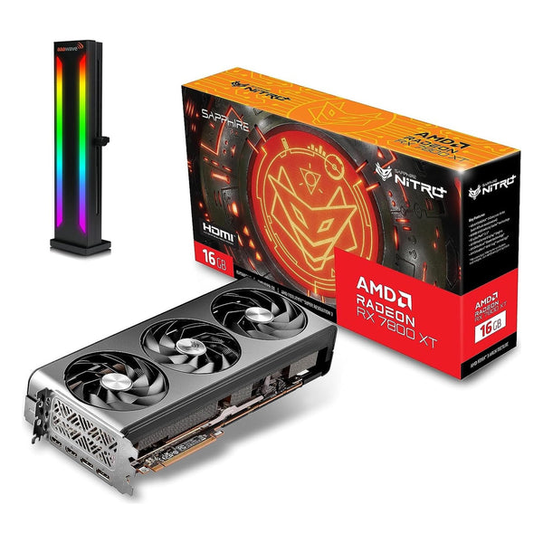 Sapphire NITRO+ AMD Radeon RX 7800 XT 16GB Graphics Card — front view