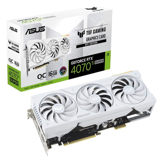 ASUS TUF GAMING GeForce RTX 4070 Ti SUPER 16GB Graphics Card — front view