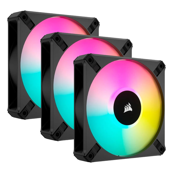 Corsair iCUE AF120 RGB ELITE Triple Pack — front view