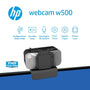 HP w500 Full HD Webcam — angled view
